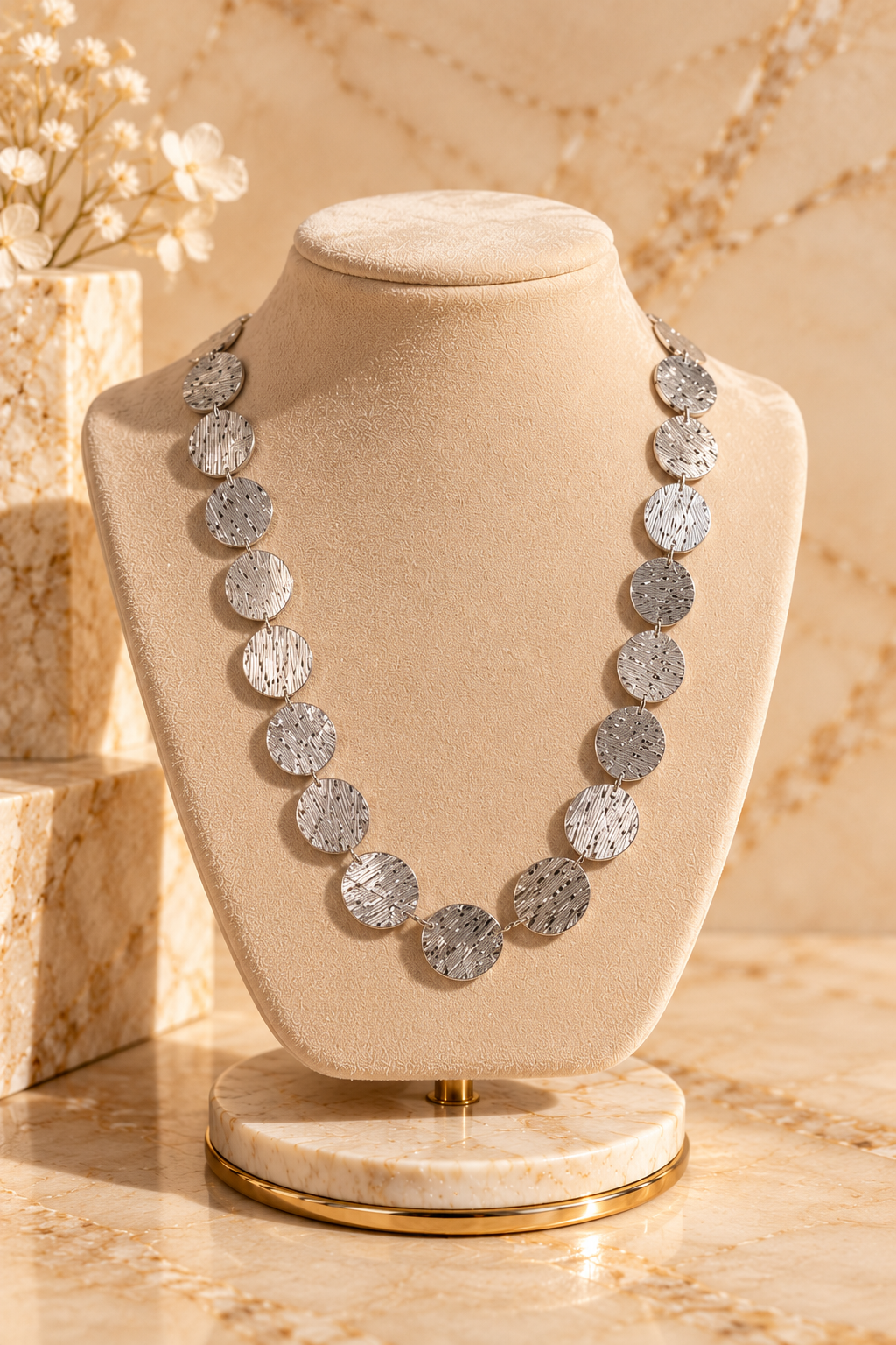 COLLANA DISCHI MARTELLATI